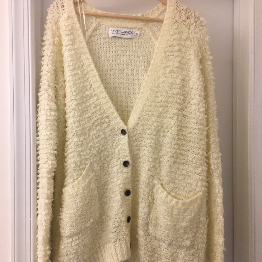 Gypsy Warrior Cream Cardigan